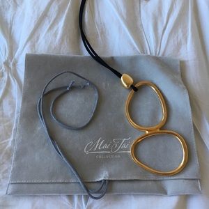 MaiTai Collection Double Anneau pendant necklace